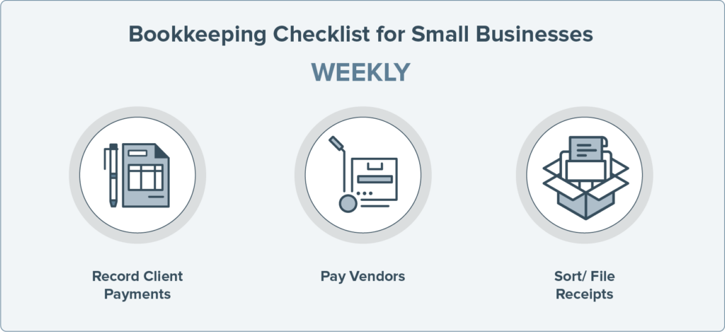 Weekly Bookkeeping Checklist for Small Businesses