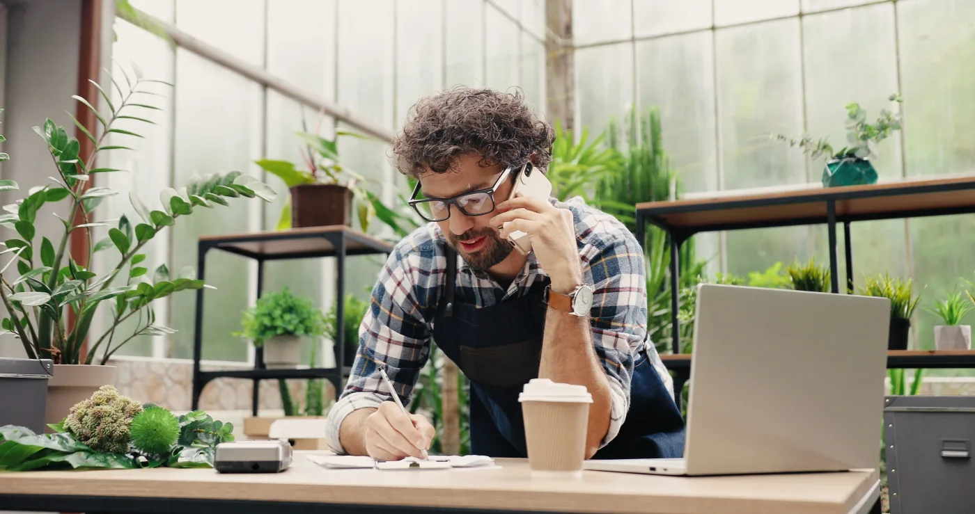 Entrepreneur at work
