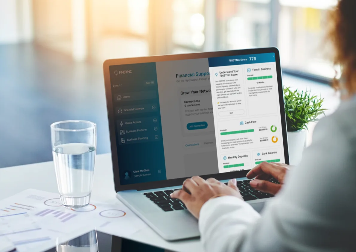The FINSYNC Score funding readiness dashboard