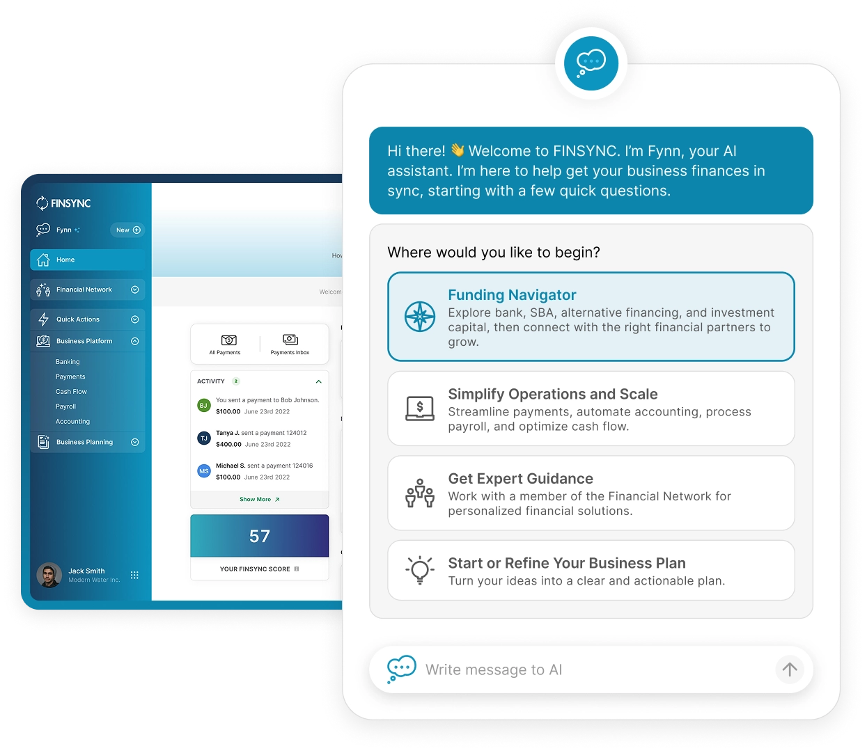 No more stress about navigating banks, credit unions, lenders, or investors on your own.