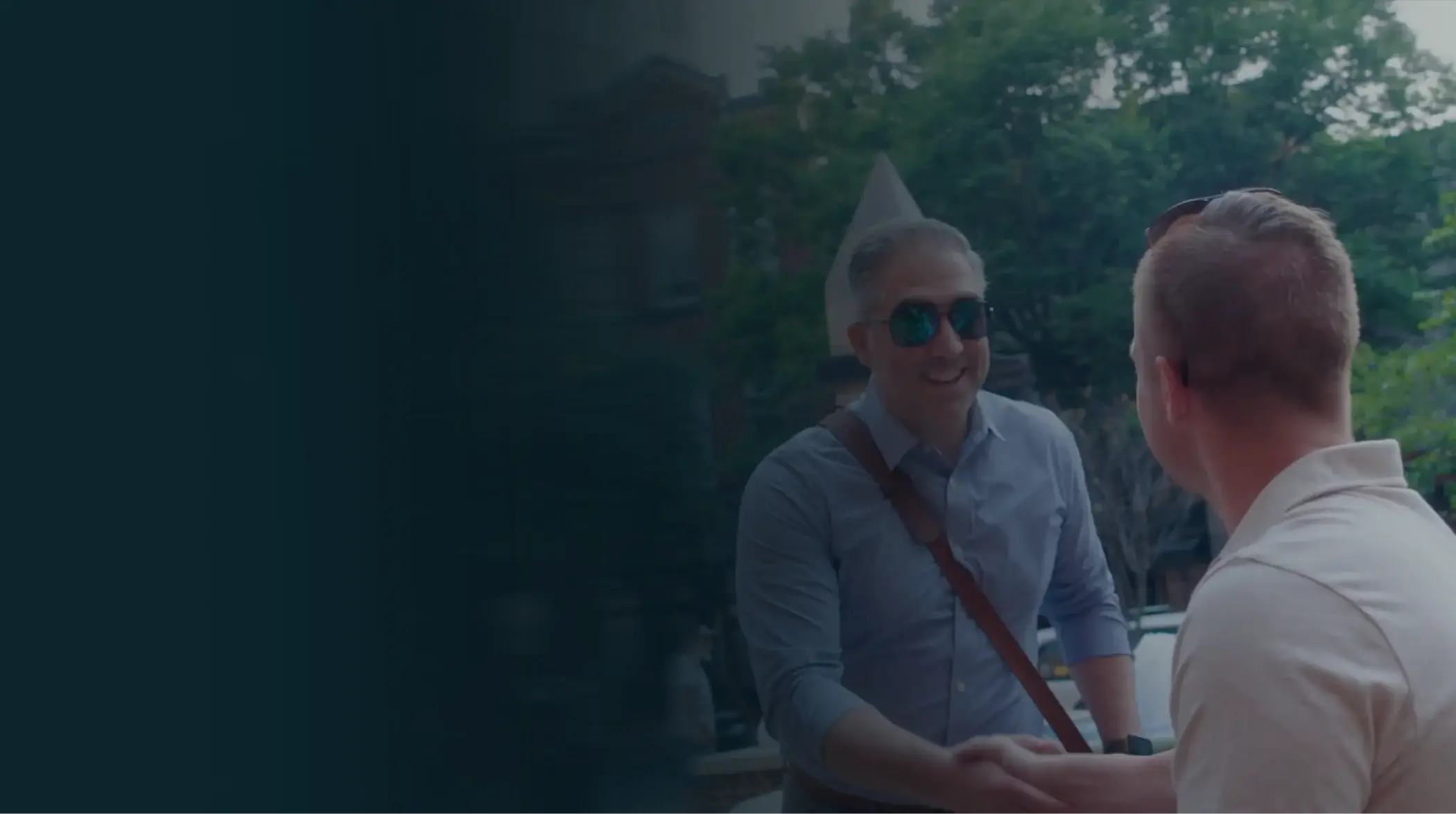 Partners connecting in the community