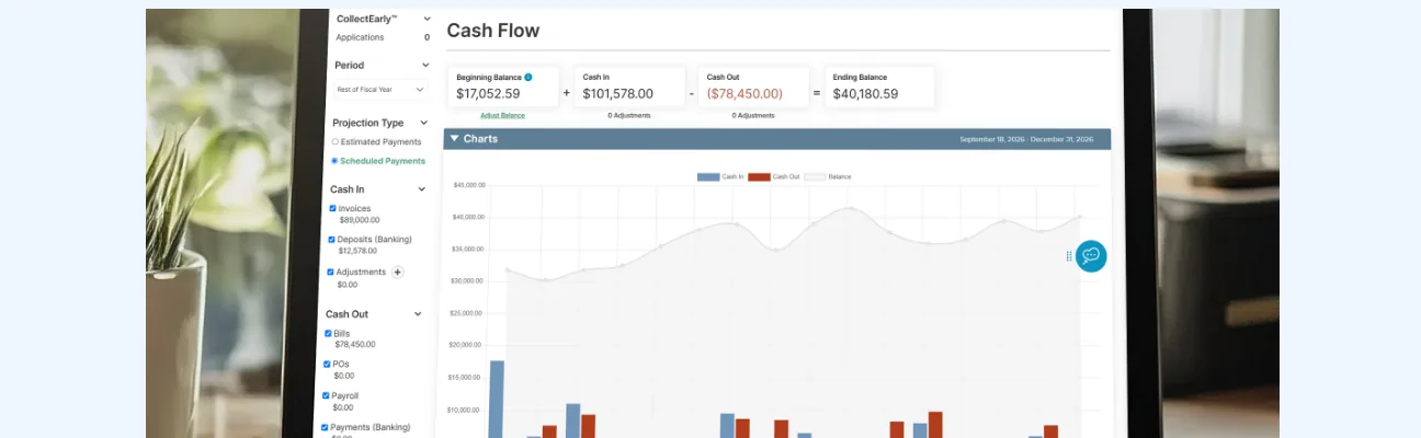 A FINSYNC cash flow view.