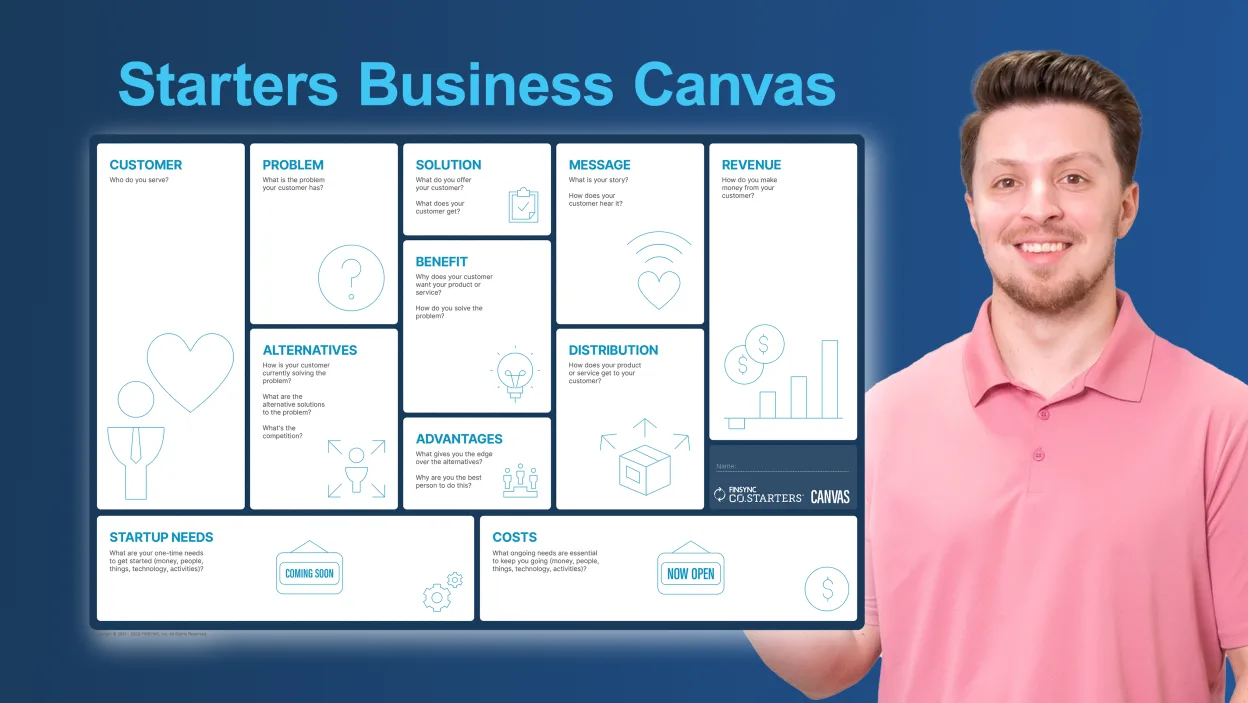 Starters Business Canvas overview
