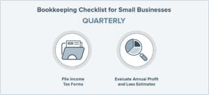 Small Business Quarterly Bookkeeping Checklist