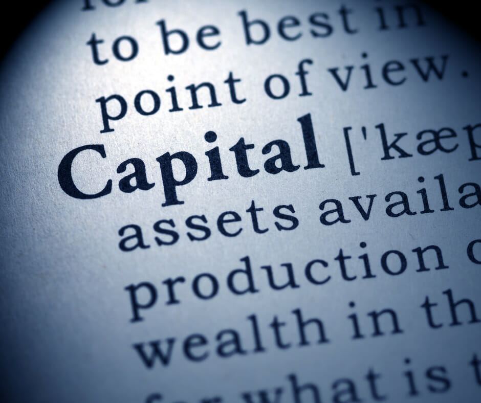 photo of the word Capital