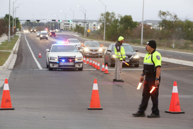 Photo of JPA Traffic Services directing traffic