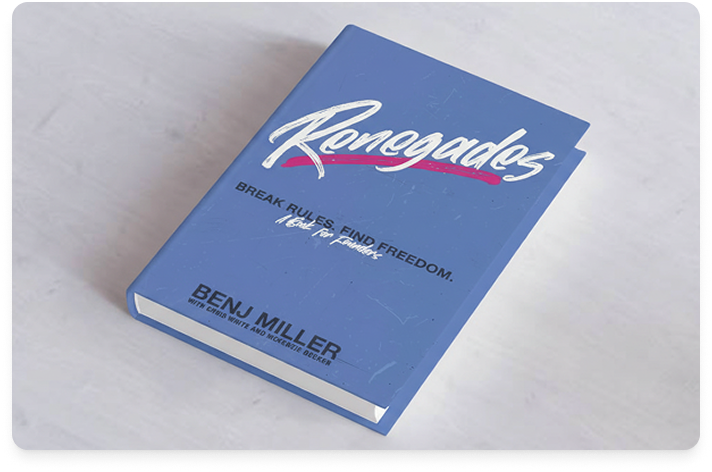 Image of the book Renegades laying on a white desktop
